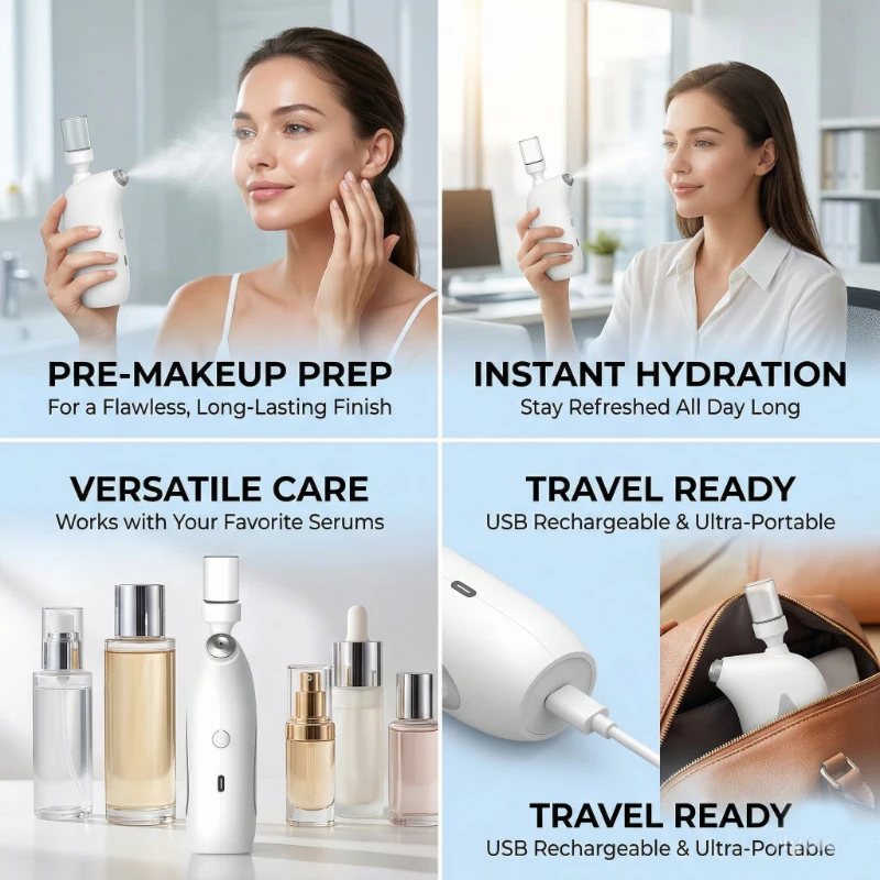 Portable Nano Facial Vaporizer - Facial Steamer Nano ulasan dan harga