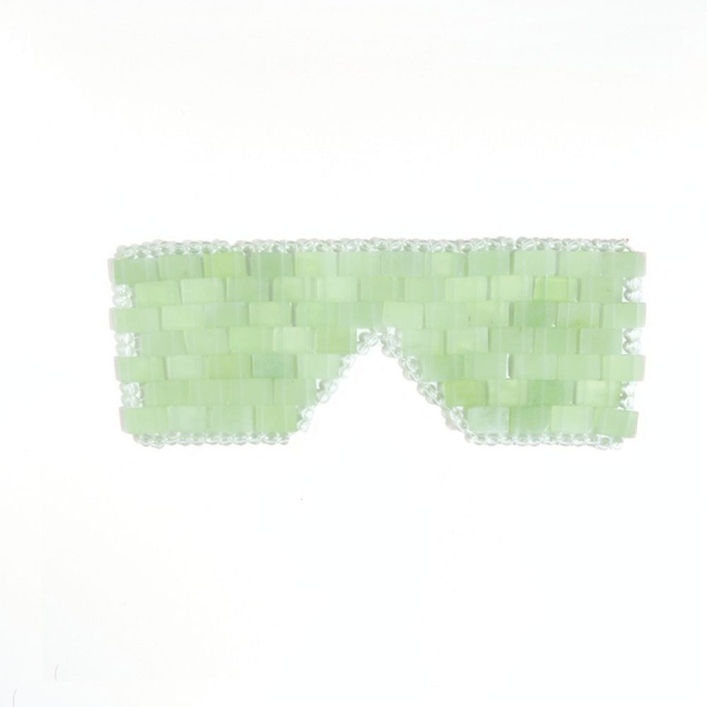 Natural Jade Eye Mask Handmade - Spa Wellness Nature ulasan dan harga