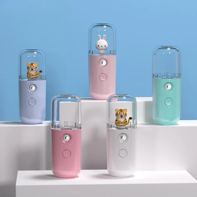Cartoon Mini Facial Humidifier - Facial Steamer Nano ulasan dan harga